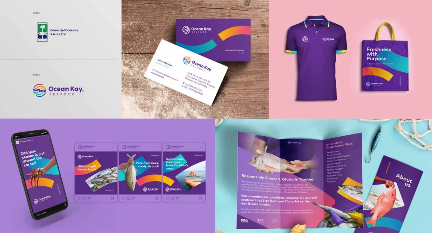 Ocean Kay: Rediseño de identidad visual